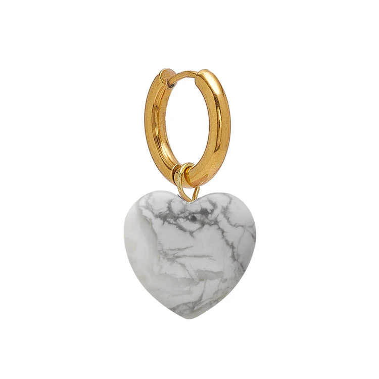 single earring heart Массивные висячие серьги, ювелирные серьги, женские серьги в форме сердца, висячие серьги, oorbellen voor vrouwen, акриловые серьги - Окраска металла: single earring heart