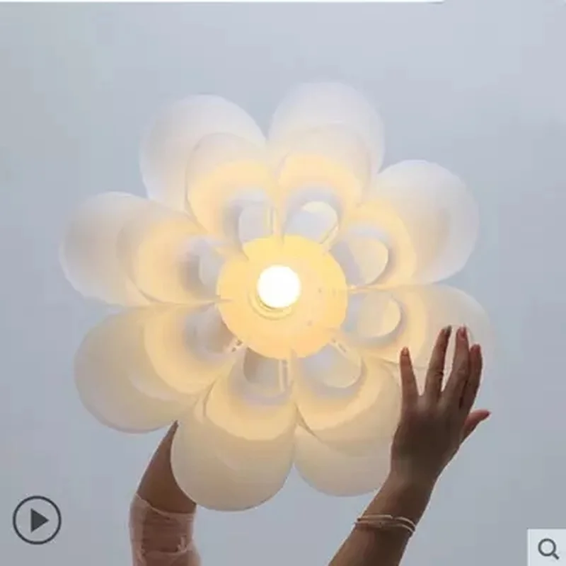 Потолочная люстра E27 в стиле лотоса для гостиной и столовой современный