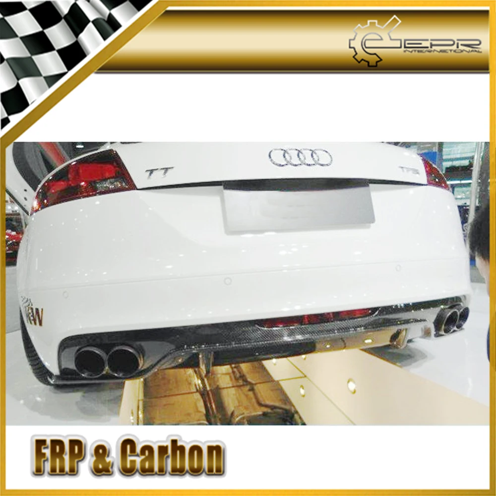 Автомобильный Стайлинг для Audi TT MK2 (тип 8J) отделка заднего диффузора из