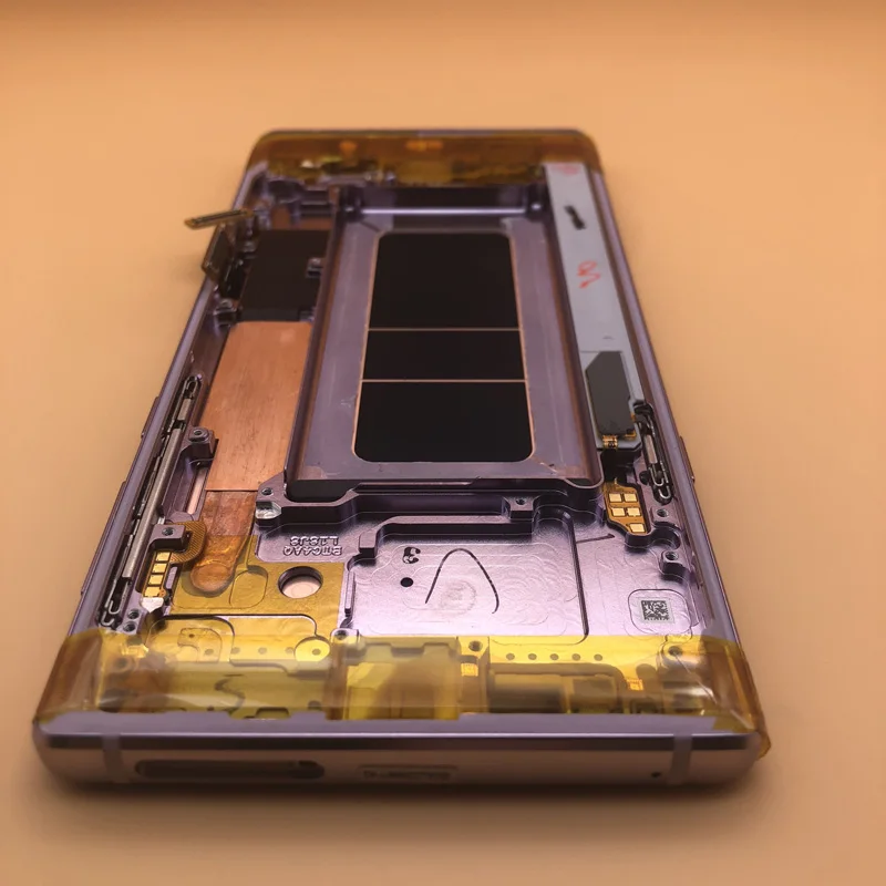 Супер AMOLED 6,4 ''lcd с рамкой для SAMSUNG GALAXY Note 9 Note9 N960D N960F дисплей кодирующий преобразователь сенсорного экрана в сборе