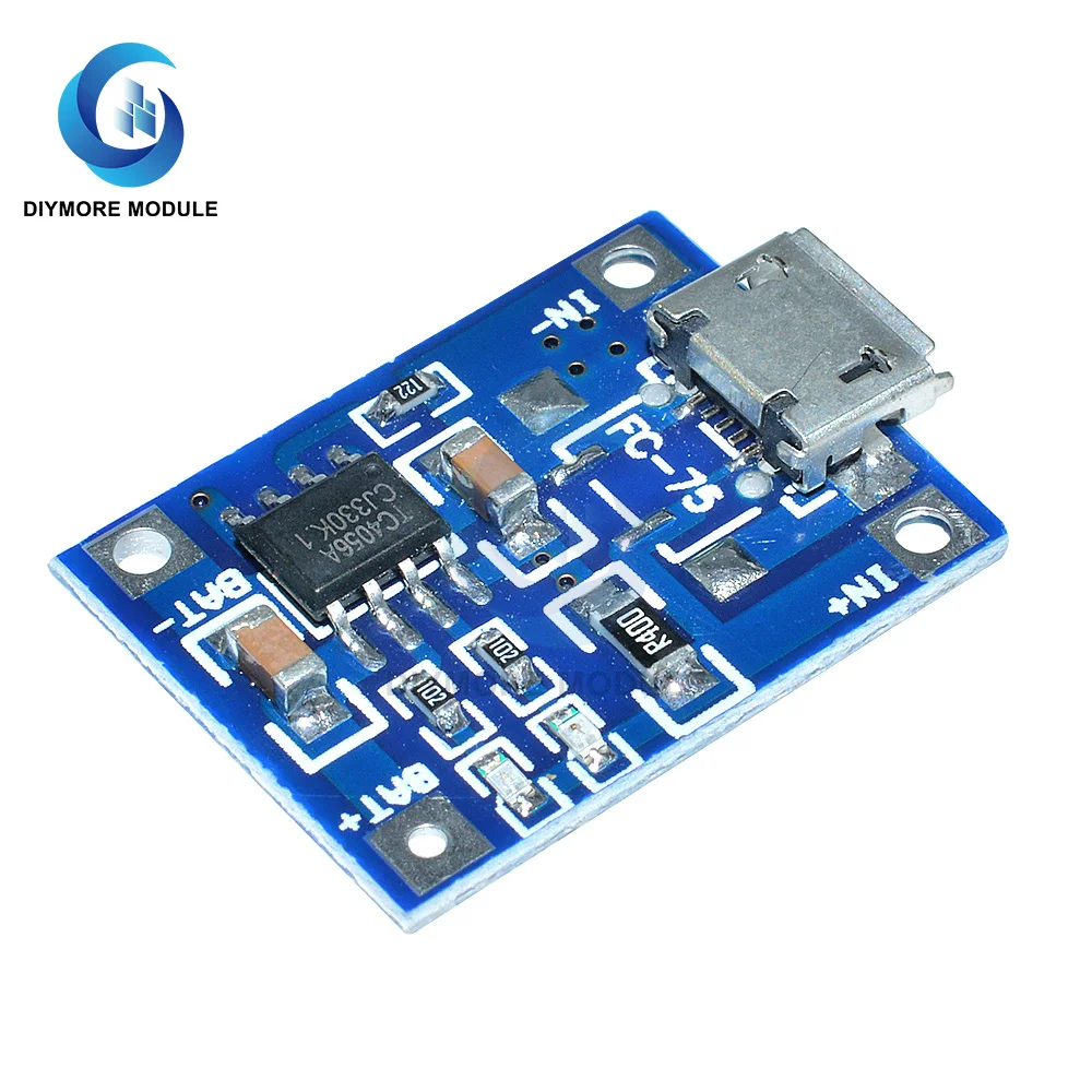 Зарядная плата TP4056 18650 для Arduino 5 В 1 А Micro USB Type-c литиевая батарея модуль зарядного