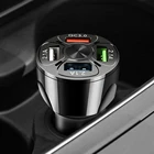 Автомобильное зарядное устройство USB, 4 порта, мобильный телефон, быстрая зарядка для Lancia Delta Ypsilon Lybra Musa Kappa Voyager