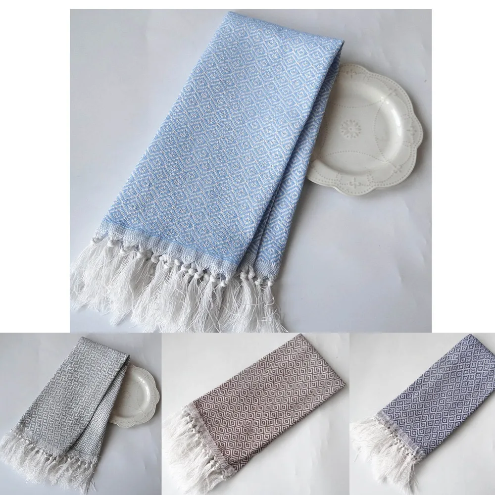 6 шт./каждая партия хлопковых салфеток с кисточками для стола кухонное полотенце