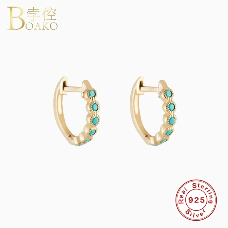 Настоящие 925 серебряные серьги для женщин золотые с шипами девушек пирсинга в