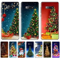 happy christmas tree phone case for samsung galaxy s 7 8 9 10 20 edge a 6 10 20 30 50 51 70 note 10 plus