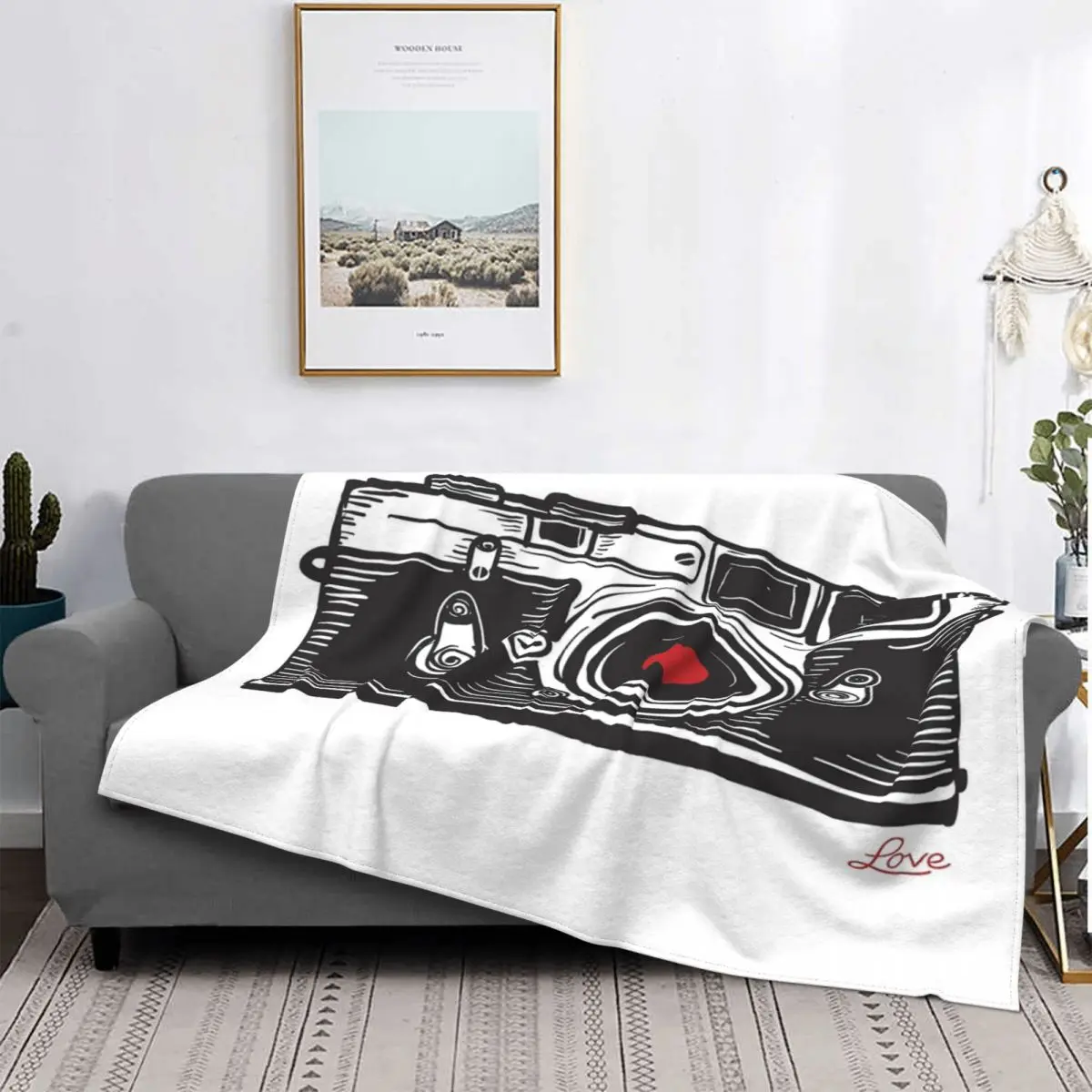 

Leica-Manta de amor para cama, cubrecama a cuadros, sofá, toalla de playa, manta de Picnic, ropa de cama y fundas