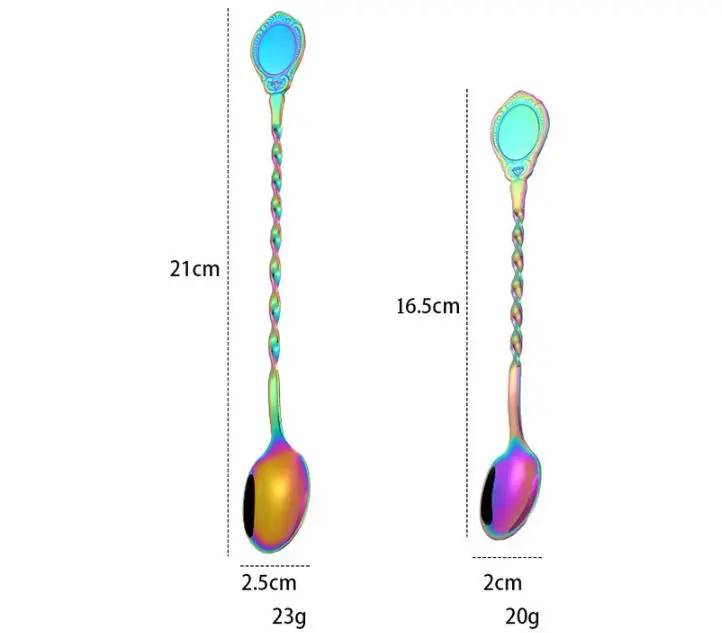 買取 クリエイティブスパイラルロングハンドルバー攪拌スプーン 304 ステンレス鋼混合カクテルスプーンバーテンダーバーツール送料無料 SN2260