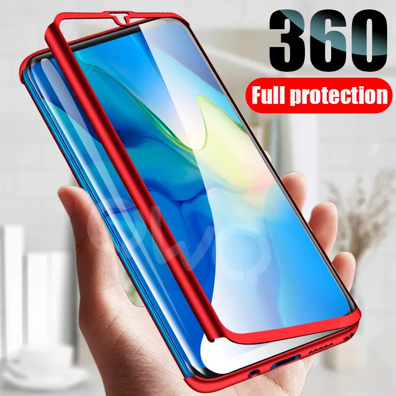 360 градусов матовый чехол для телефона Xiaomi Redmi note 7 5 6 4 k20 pro 6a 4x 5A полная защита для Redmi 5 plus 4a s2 PC задняя крышка