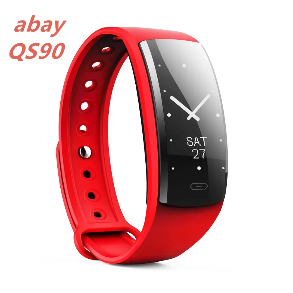 Abay QS90 smart bracelet watch heart rate and sleep monitoring IP68 waterproof fitness tracking for fashion men women | Электроника
