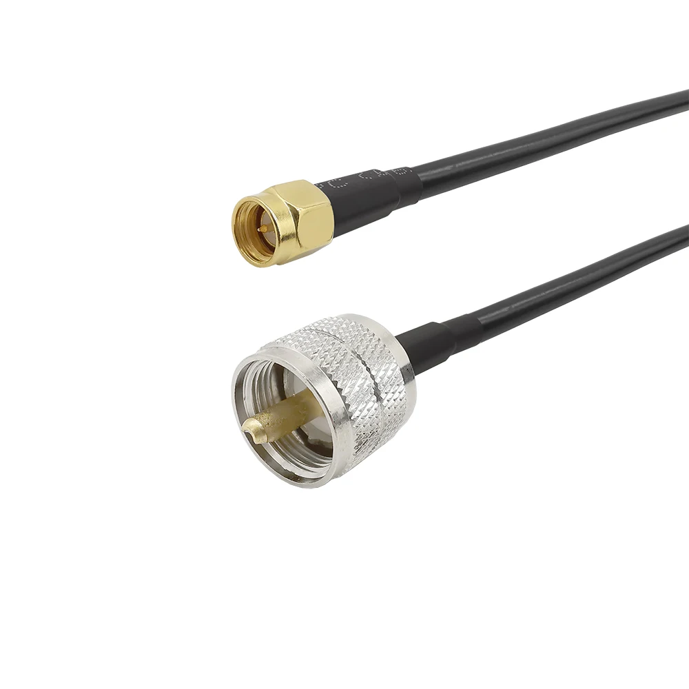 Удлинительный кабель SMA Male to UHF SO239 PL259 RG58 для любительского радио SO 239 переходник с