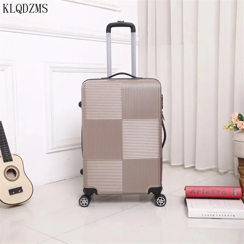 KLQDZMS cheap2" 24" 28 дюймов багаж на колёсиках Спиннер для мужчин и женщин бизнес путешествия чемодан на колесах