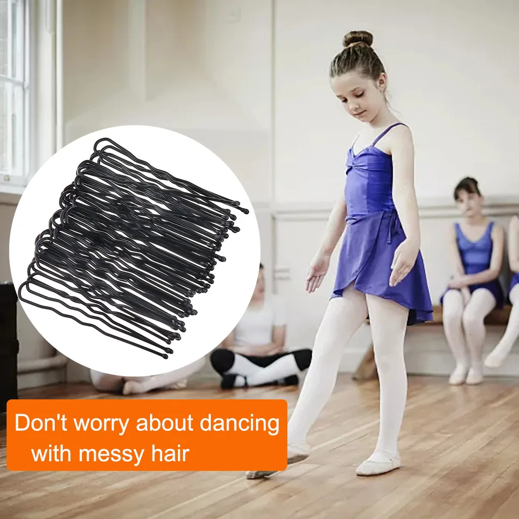 100 ПК 3 Размеры волос кухонное завитое U-образный булавка заколка для салон ручка