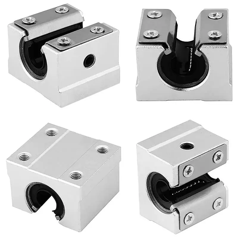 2pcs SBR20UU Open Type Linear Slider Slide Block Bearing Motion Ball Unit For Guide Rail Aluminum Alloy | Обустройство дома
