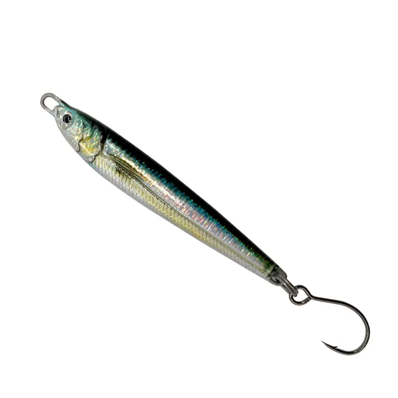 3D лазерная искусственная наживка с металлической ложкой для джиггинга приманка