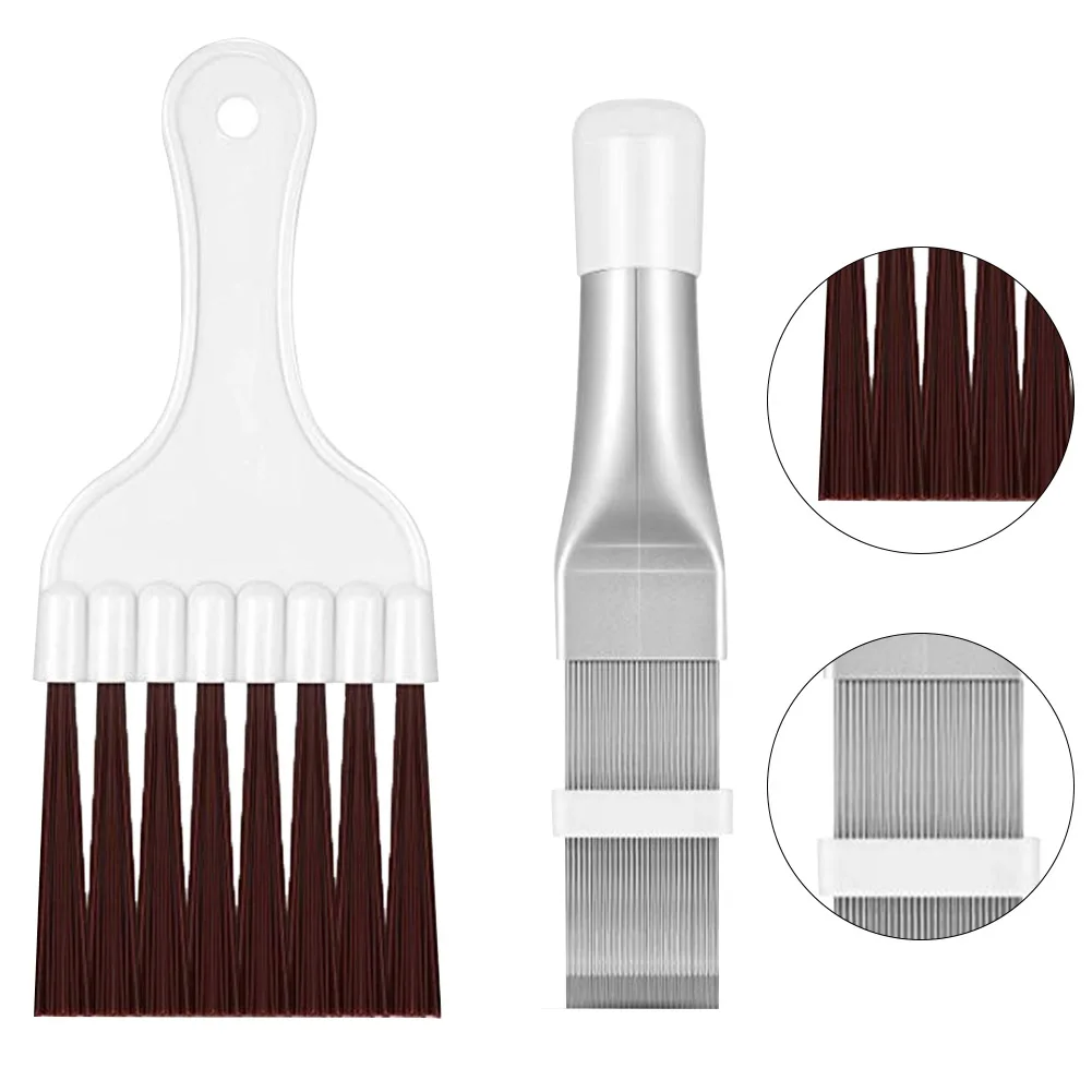 

Air Conditioner Condenser Repair Tool Home Stainless Steel Portable Anti Slip Radiator Fin Comb Evaporator Manual Cleaning Brush