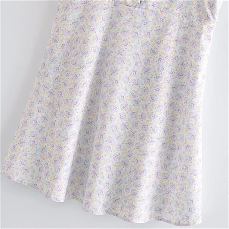 

Ladies 2021 Fashion Sweet Open Back Mini Dress Side Zipper Back Cover Elastic Sleeveless Dress Streetwear