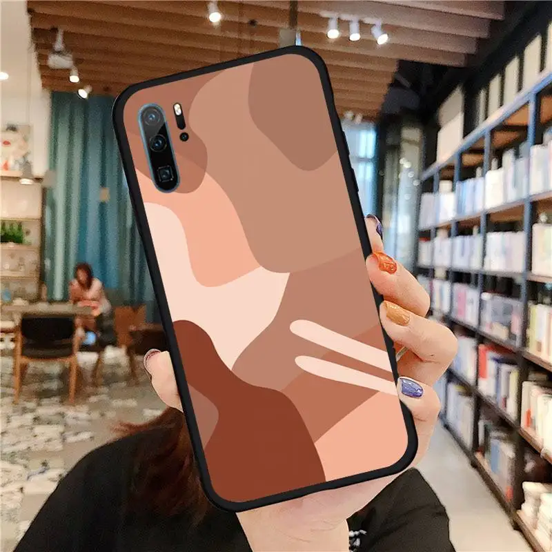 

Fashion mosaic painting simple Phone Case For huawei p30 p40 p20 lite pro p smart 2019 2020 nova 6 7 se pro 5t coque