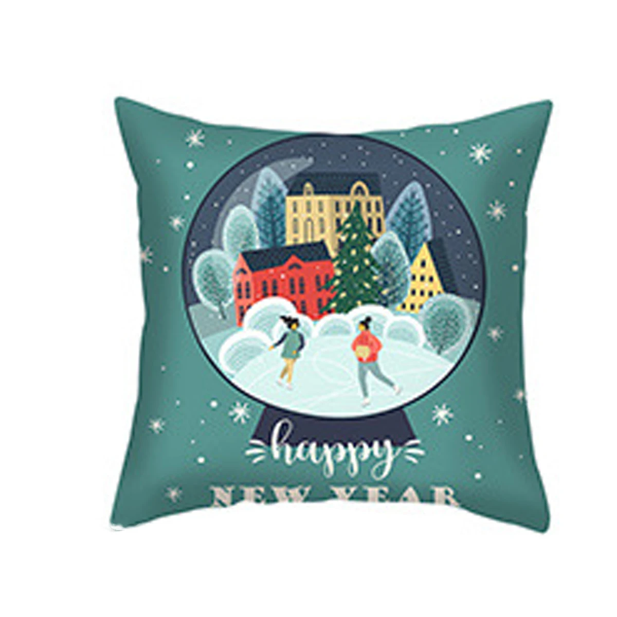 

Modern Abstract Sofa Decorative Cushion Cover Pillowcase Tropical Floral Print Square Christmas Pillowcover 45cmx45cm