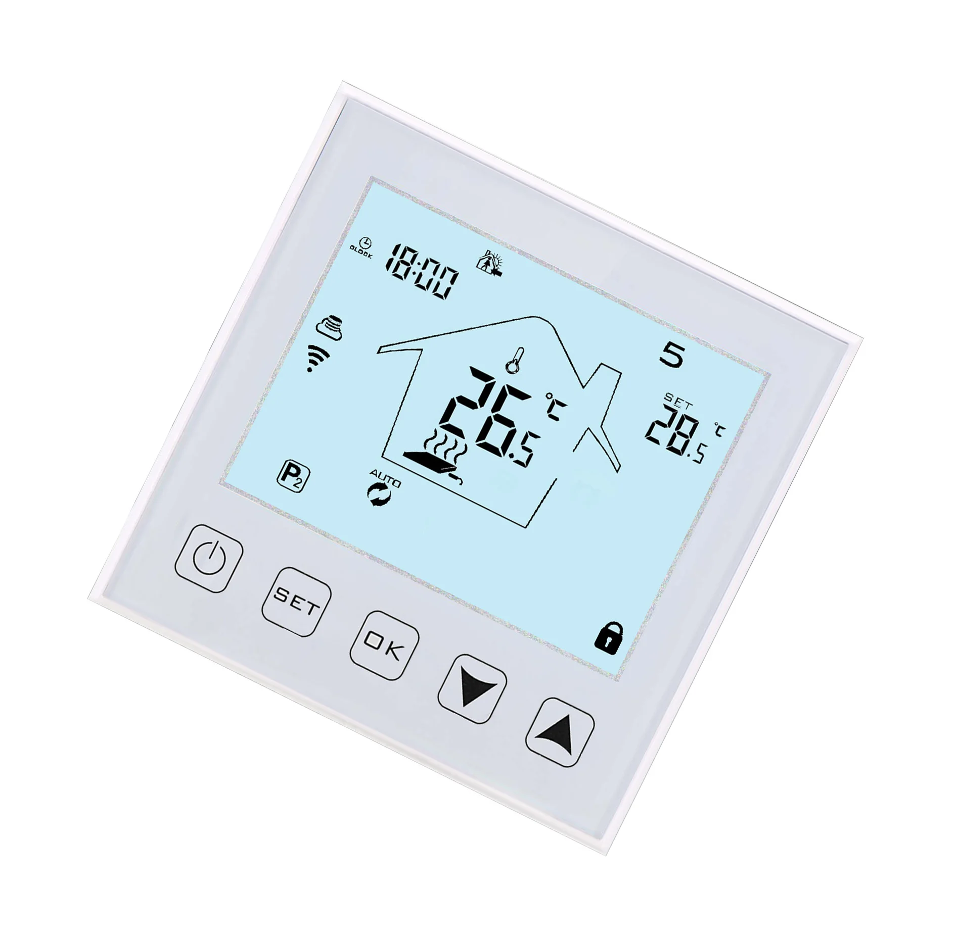 Двухзонный терморегулятор для теплого пола тр 730