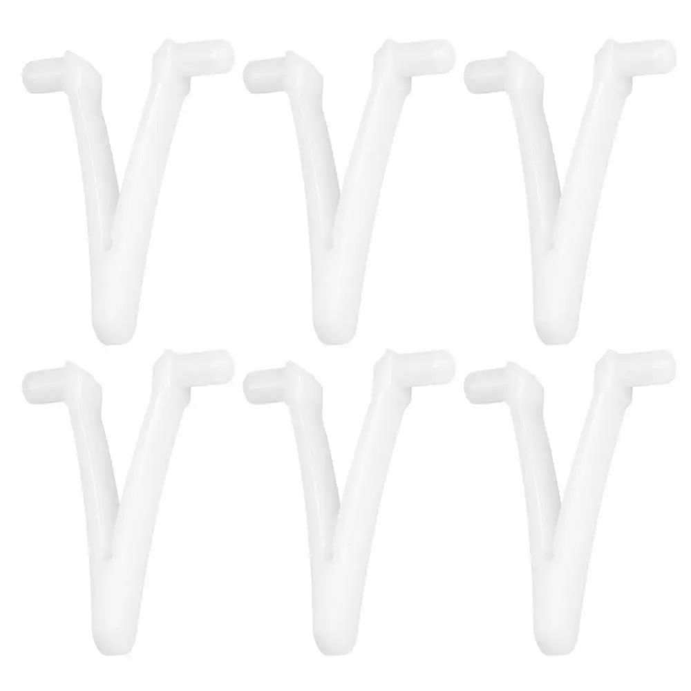 Твердый 6 шт. зажим для бассейна V спа кисти отделитель листьев вакуумная головка