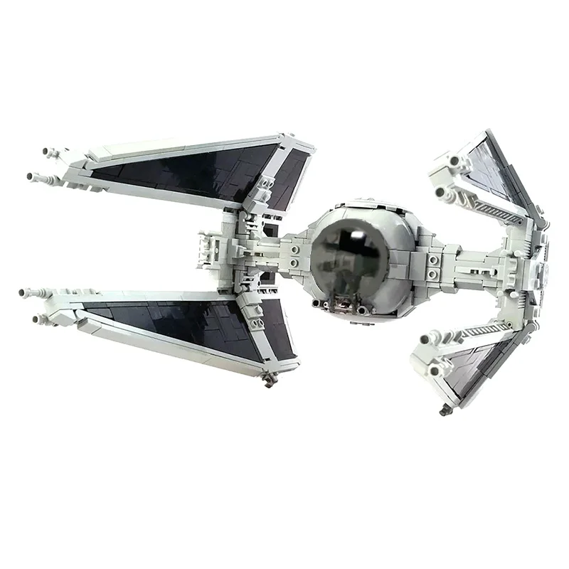 

Star Plan TIE Interceptor Perfect Minifig Scale Space Wars MOC Building Blocks Bricks DIY Toy Christmas Gifts For Children Kids