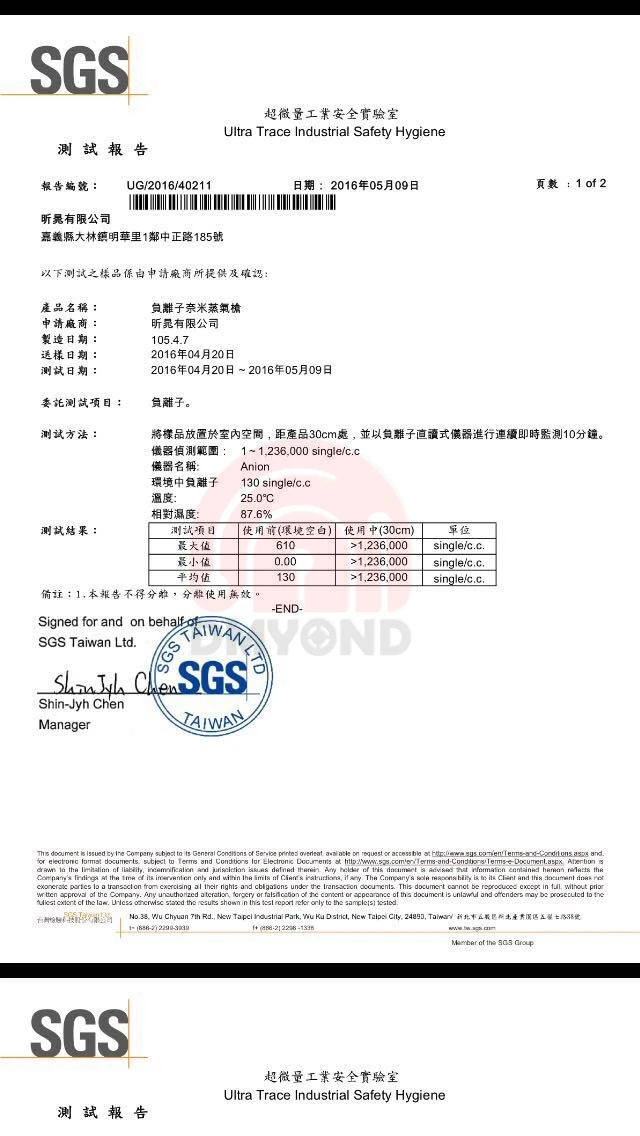 1200 Вт нано паровой пистолет дезинфицирующий спрей мистер увлажнитель 260 мл бак