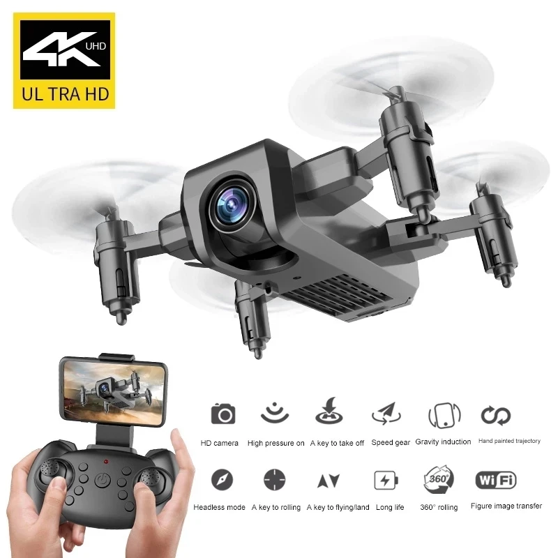 

Мини-Квадрокоптер с камерой 1080P/4K, 360 градусов