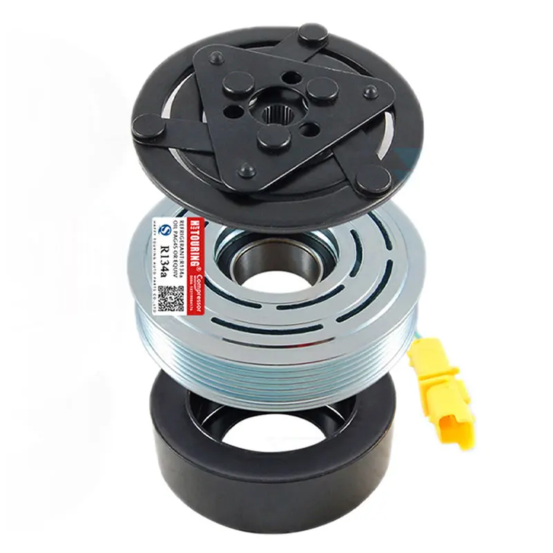 Sd6v12 муфты компрессора кондиционера для peugeot 206 307 Citroen C2 C3 9646273880 9655191580 9655421780 9659231580 9682930280 9684480180