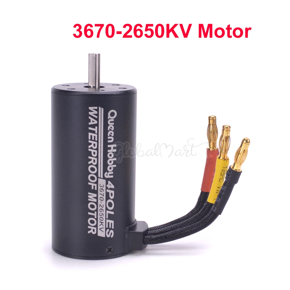 Водонепроницаемый 3660 3300KV 3800KV/3670 2150KV 2650KV бесщеточный мотор S-80A 80A S-120A 120A бесщеточный ESC комбо набор для 1/8 RC автомобиль
