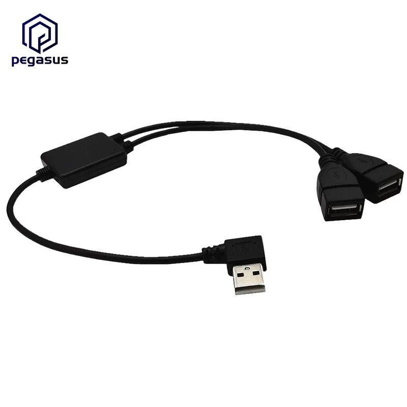USB 2 0 A штекер для двойного гнездового разъема левый/правый/прямой Y-образный