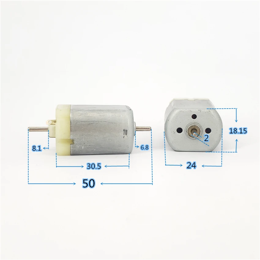 2 шт. двухголовочный двигатель постоянного тока FK 280SA 14200 Автомобильный складной