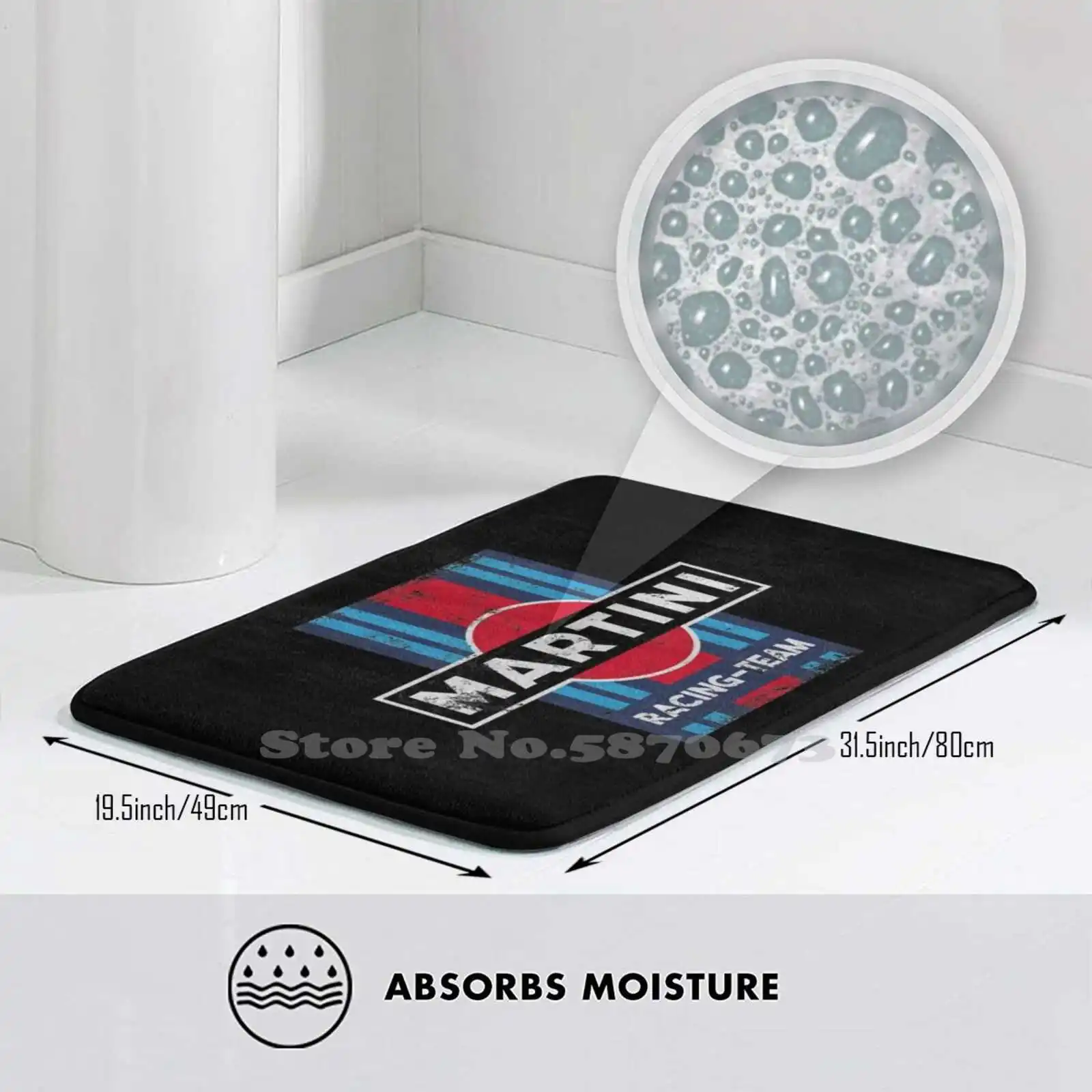 Противоскользящий коврик для всей семьи I Racing Team Soft House ковер искусственное