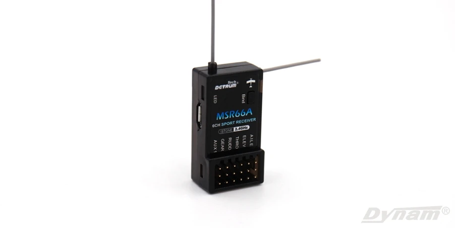 Приемник Dynam Detrum Mini MSR66A 6CH с стабилизатором Istone W/ABS DTM R005|Детали и аксессуары| |