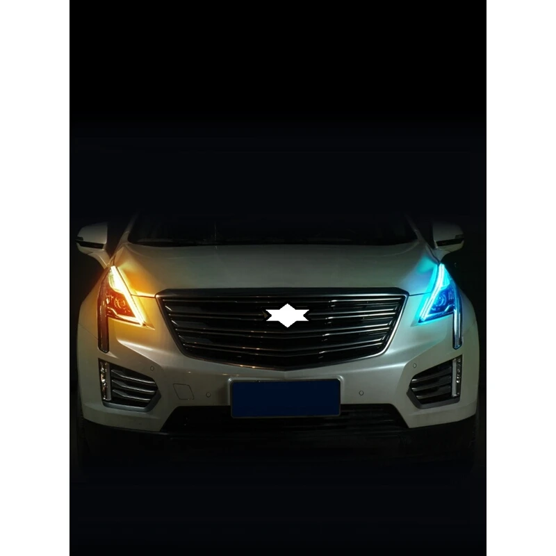 

Para Auto Lighting Accessories Car Luces Coche Iluminaciones Light Barra Led Headlight Daytime Running Universal Signal Lamp