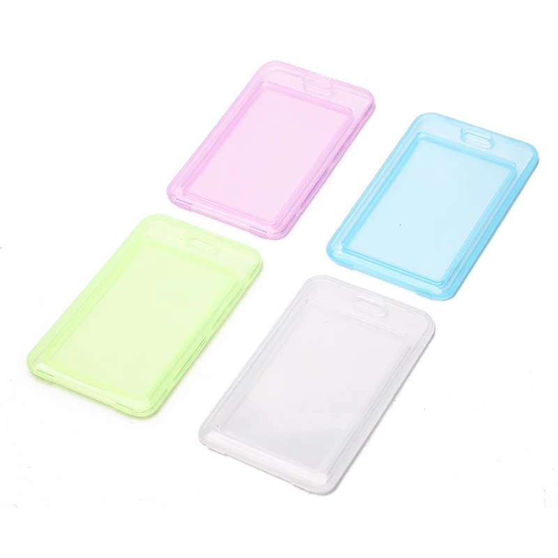 

5x Cedit Card Holder Bag PVC Transparent Wallet Clear Women Protector Card Cover