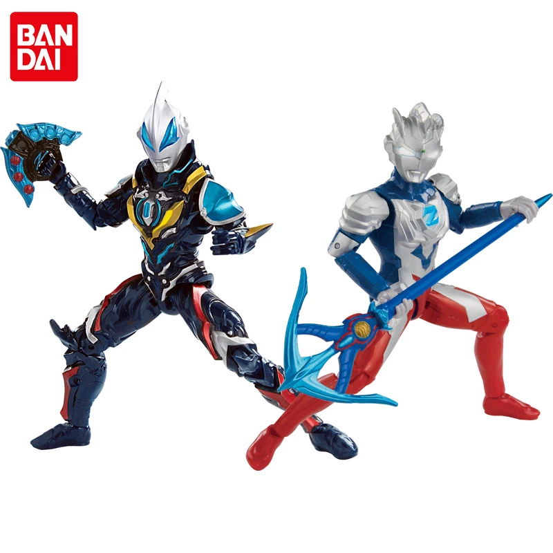 

Bandai Ultraman Zero Orb Tiga Ultraman Z Model Toys Collection Desktop Ornaments Movie & TV
