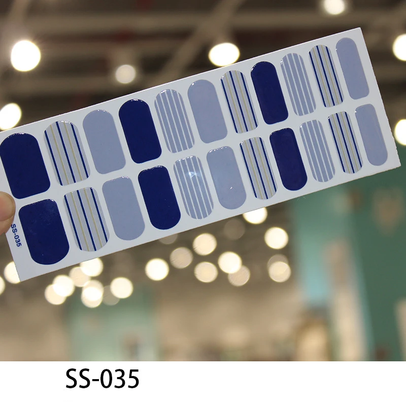 Новинка обертки для французских ногтей 22 накладки наклейки дизайна полоски