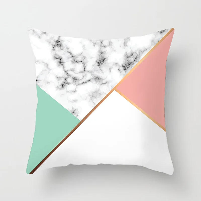 45x45 см Геометрическая наволочка тропические КУСОЧКИ АНАНАСА Полиэстеровая