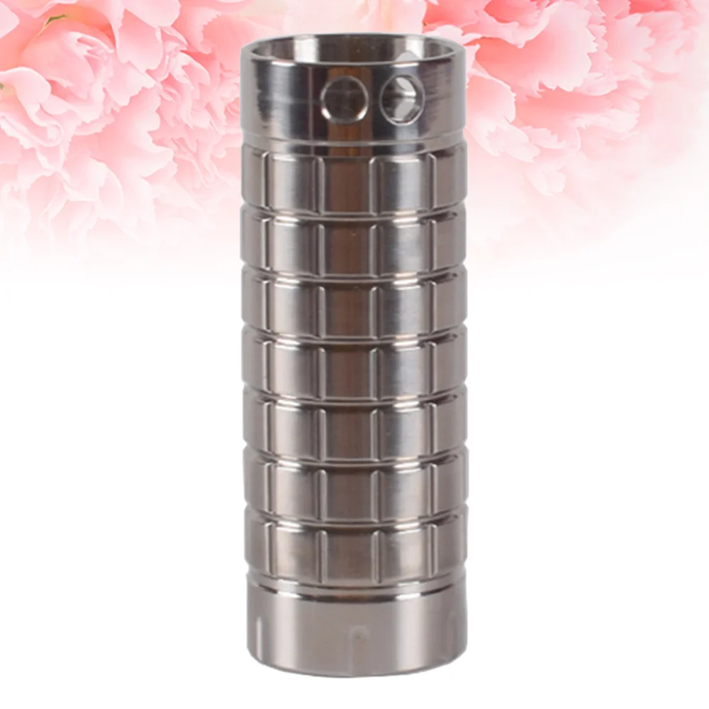 

Titanium Alloy Mini Pill Box Waterproof Pill Holder Portable Pill Storage Case (Small, 1.4cm Inner Diameter)