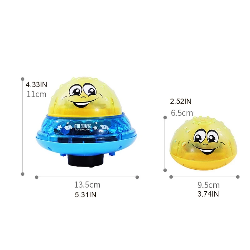 

28EC Электрический автоматический индукционный водяной распылитель, Детские Игрушки для ванны, светодиодный красосветильник