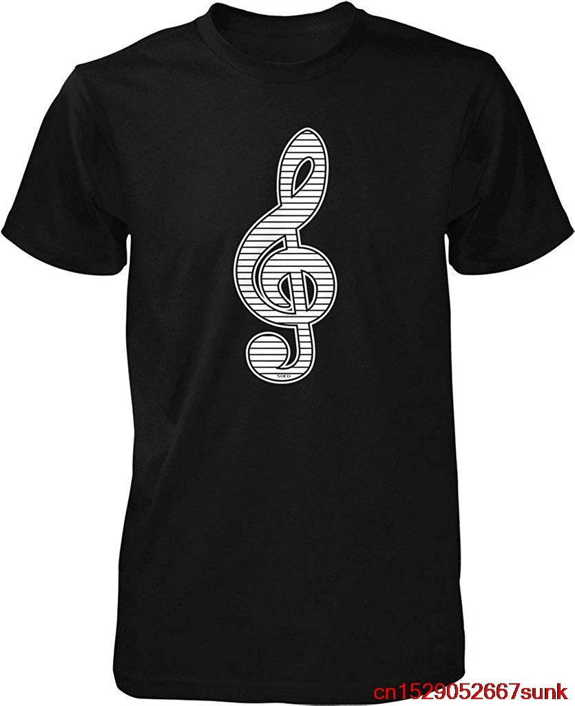 FGHFG G-Clef Treble Clef Мужская футболка унисекс wo |