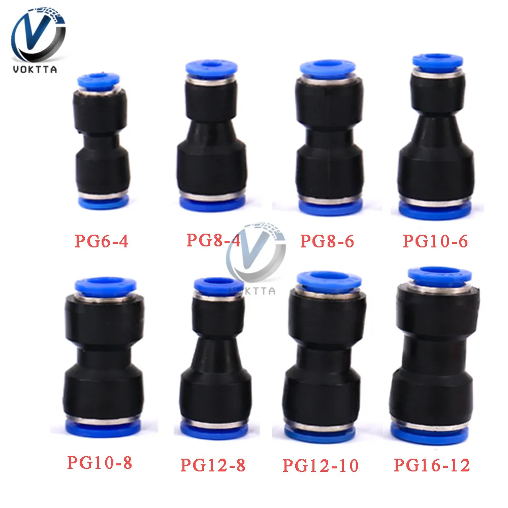 Пневматические Прямые флейты быстрое подключение регулируемых соединений Φ/12