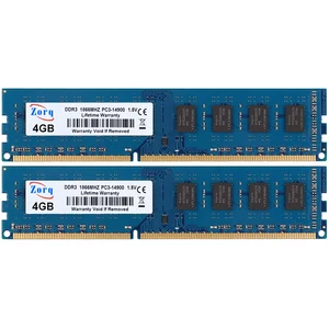 blue ddr3 ram 4gb 8gb 1333mhz 1600mhz 1866mhz desktop memory for intel and amd pc3 10600 pc3 12800 pc3 14900 240pin non ecc dimm free global shipping