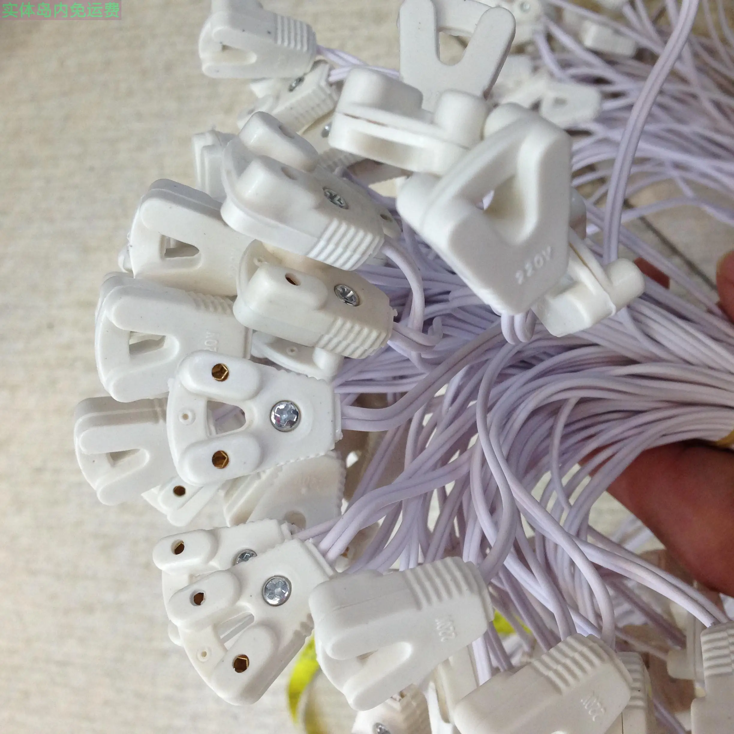 Трубчатый Светильник T8 T5 держатель лампы гнездо с металлическими зажимами