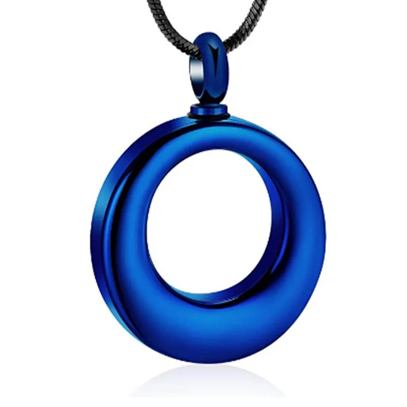 

JJ008 Circle Of Life Cremation Necklace For Ashes For Human/Pet Stainless Steel Memorial Urn Jewelry Free Engraving