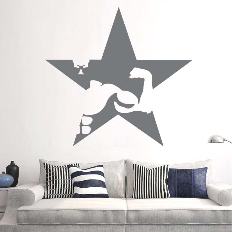 Фитнес-наклейка для тренажерного зала бодибилдинг плакаты виниловые наклейки на