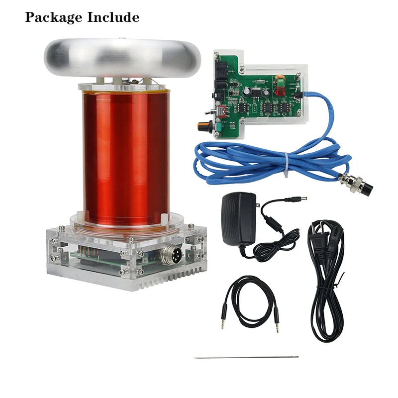 

Maxgeek Music SSTC Solid State Tesla Coil Integrated Arc-Suppression Tesla Coil Assembled For DIY Uses