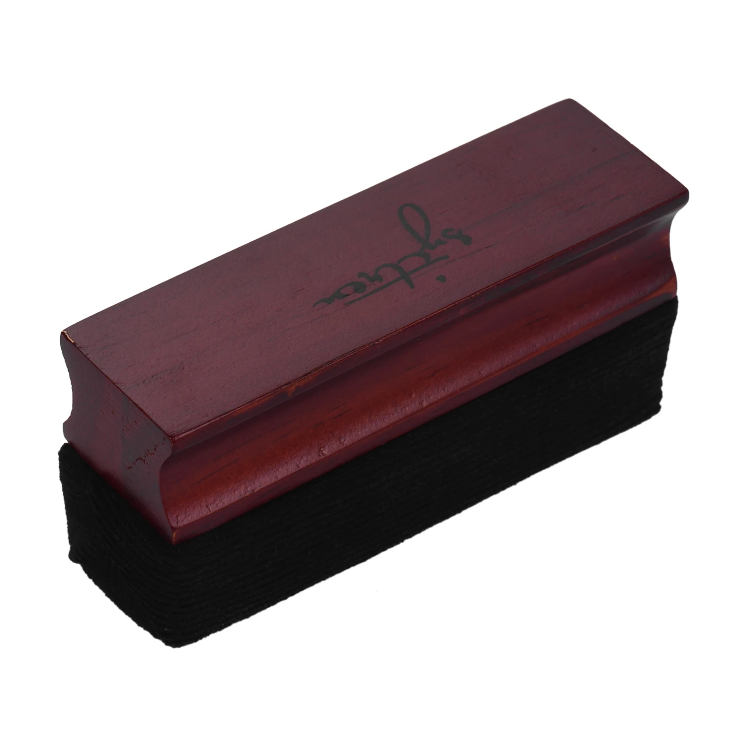 Мягкая бархатная щетка для чистки записей чистящая с деревянной ручкой