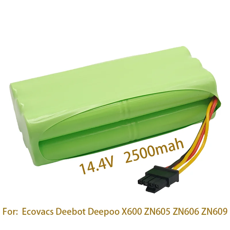 14.4V 2500mAH NI-MH 14.4v AA Ni-mh Rechargeable Battery for X600 ZN605 ZN606 ZN609 to Sweeping Robot R1-L081A L083B - купить по