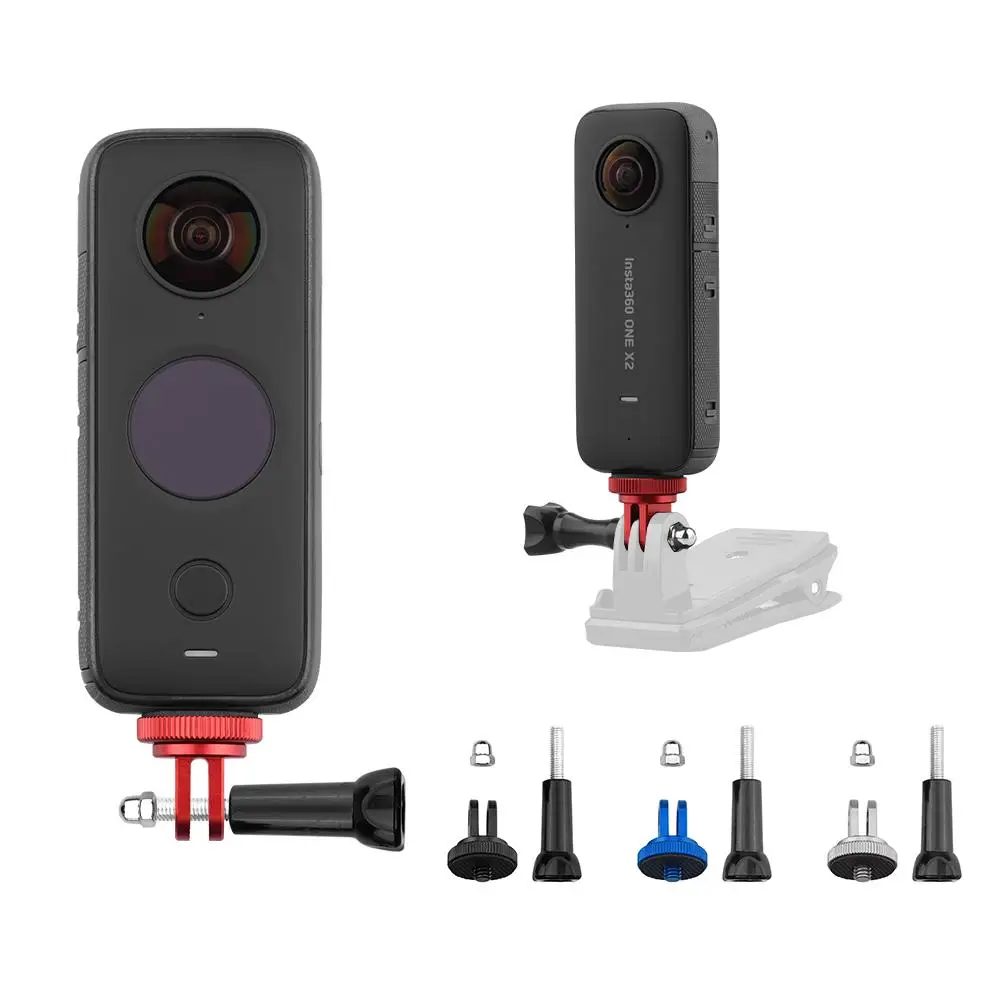 

For Insta360 ONE X2/X Aluminum Alloy Audio Adapter Standard 1/4-inch Screw Adapter For Camera Photography Accessories